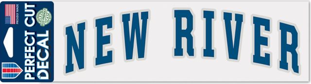 New River Community College 3'' x 10'' Perfect Cut Decal