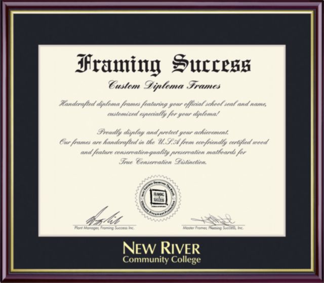 New River Community College 7'' x 9'' Academic Diploma Frame