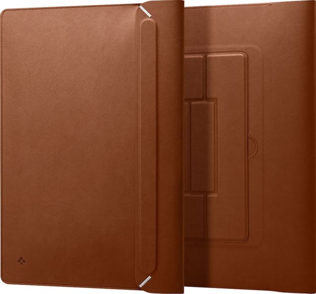Spigen Valentinus Laptop Pouch 16in, Classic Brown
