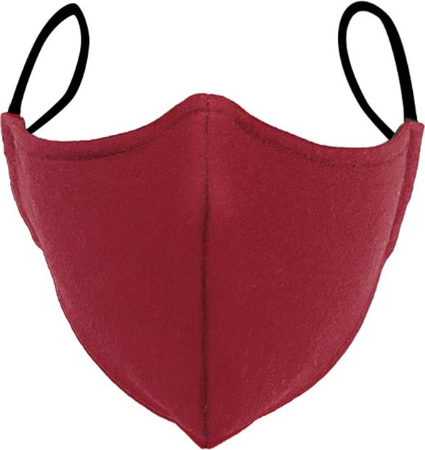 FACE MASKS 6 PK CRIMSON