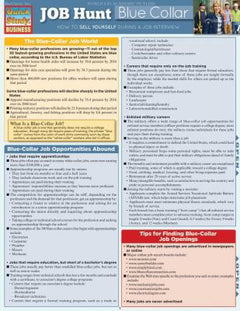 JOB HUNT BLUE COLLAR