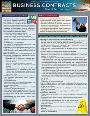 BUSINESS CONTRACTS TIPS & TERM