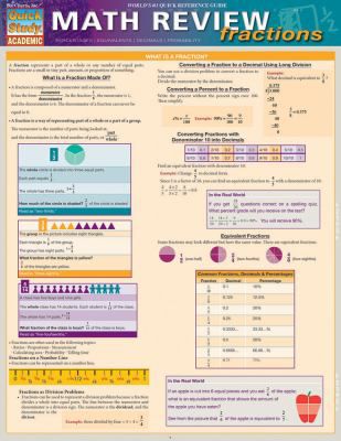 MATH REVIEW FRACTIONS