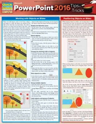 MS POWERPOINT 2016 TIPS & TRIC