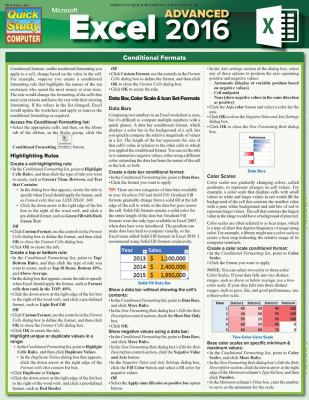 EXCEL 2016 ADVANCED