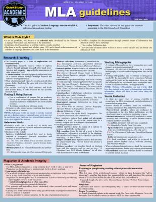 MLA Guidelines (update to 9th edition)