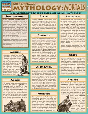 MYTHOLOGY: MORTALS